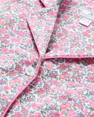 Women's Pima Pajama Set in Fleurs de Rose