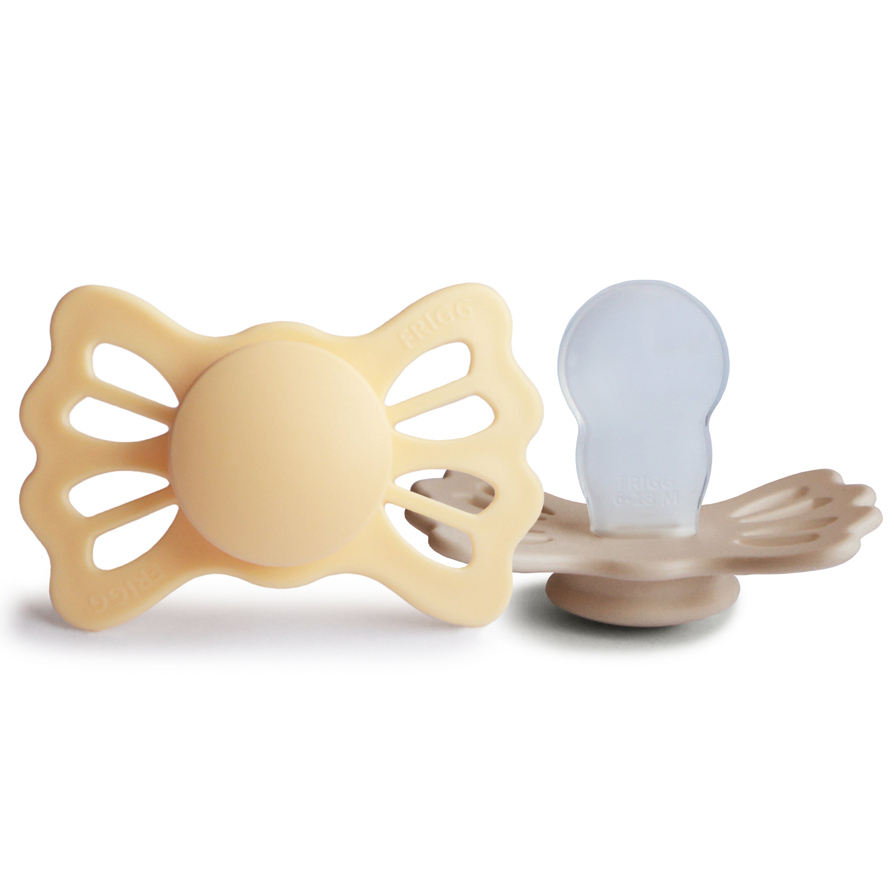 Image of FRIGG Lucky Symmetrical Silicone Pacifier 2-Pack (6-18 Months)