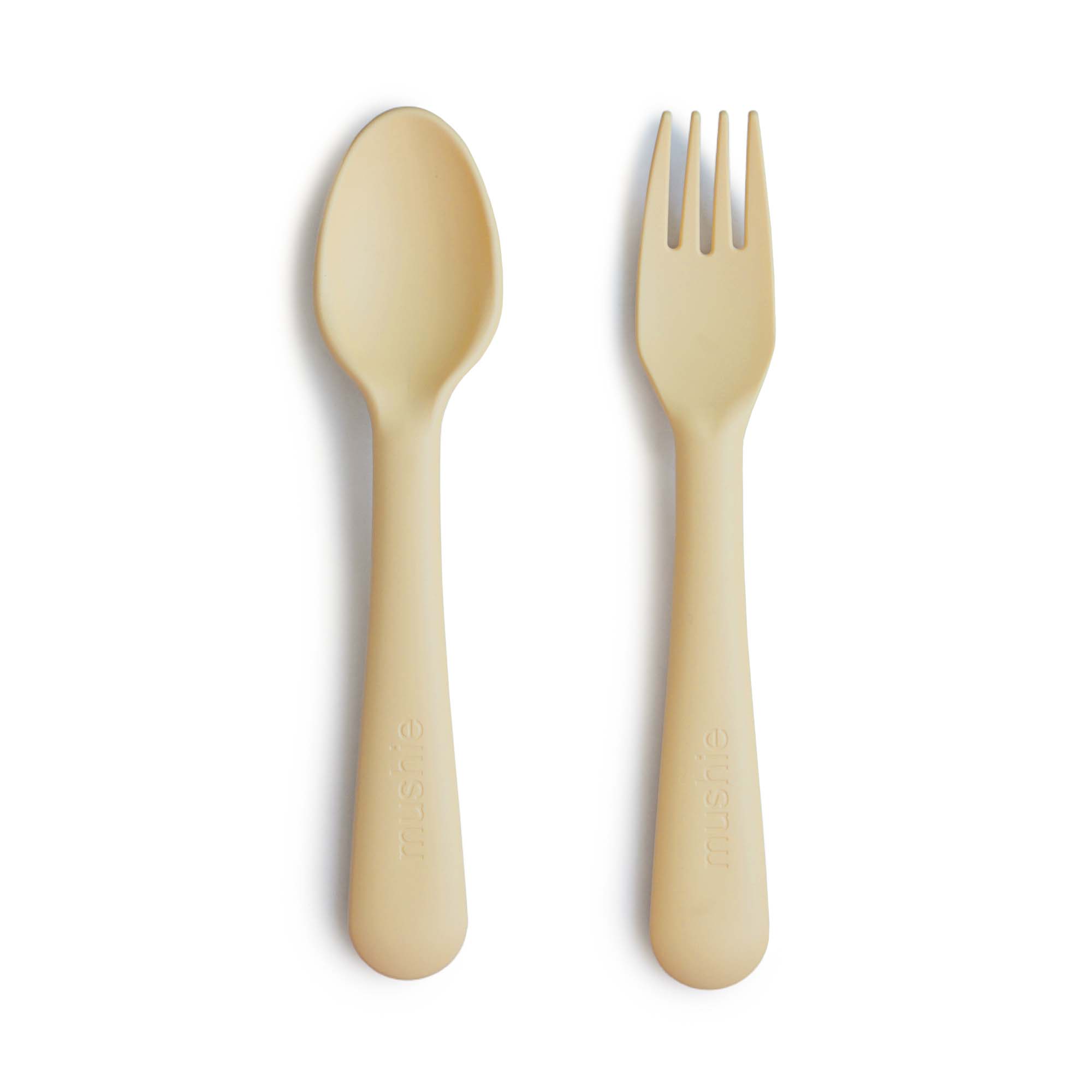 Image of Dinnerware Fork and Spoon Set