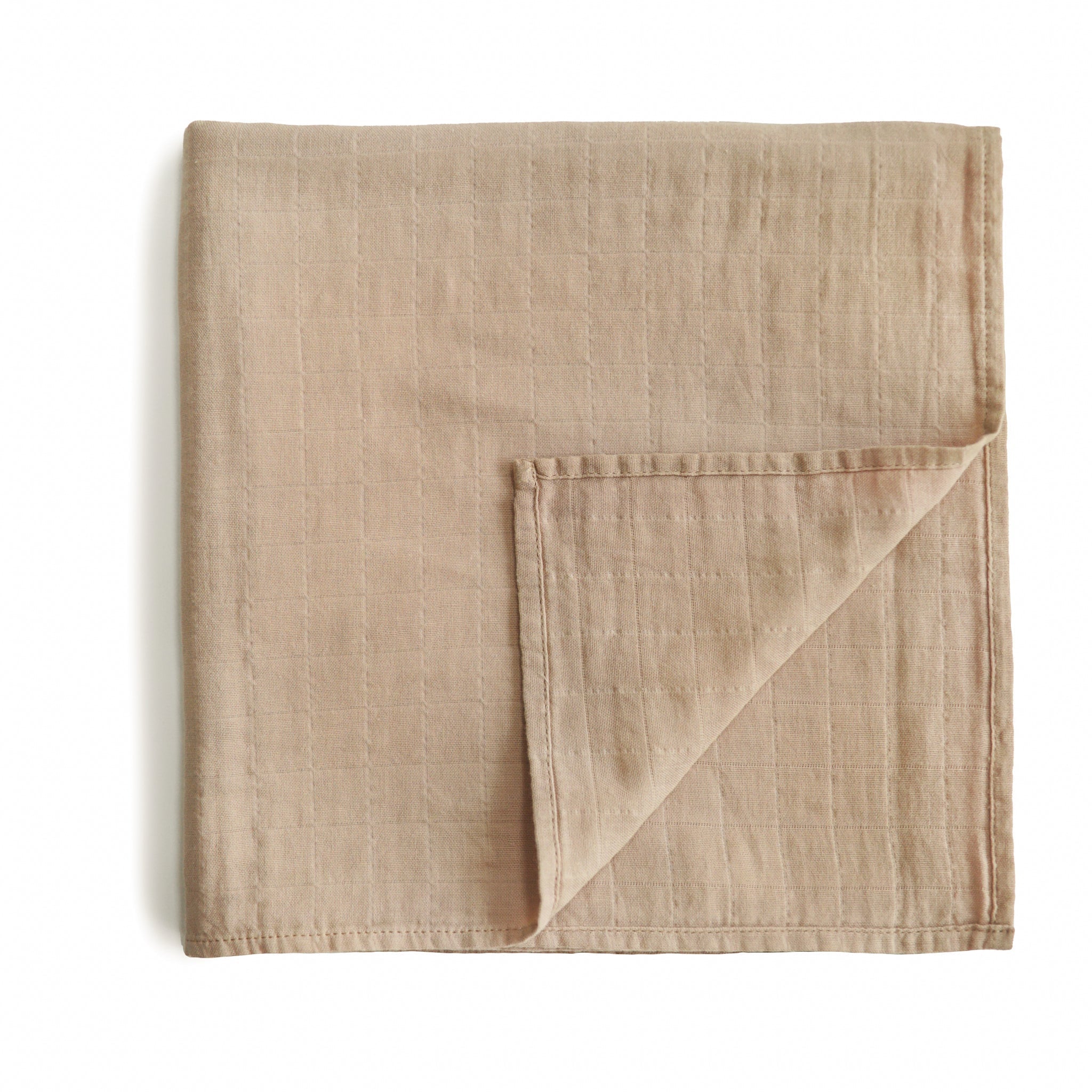 Image of Organic Cotton Muslin Swaddle Blanket
