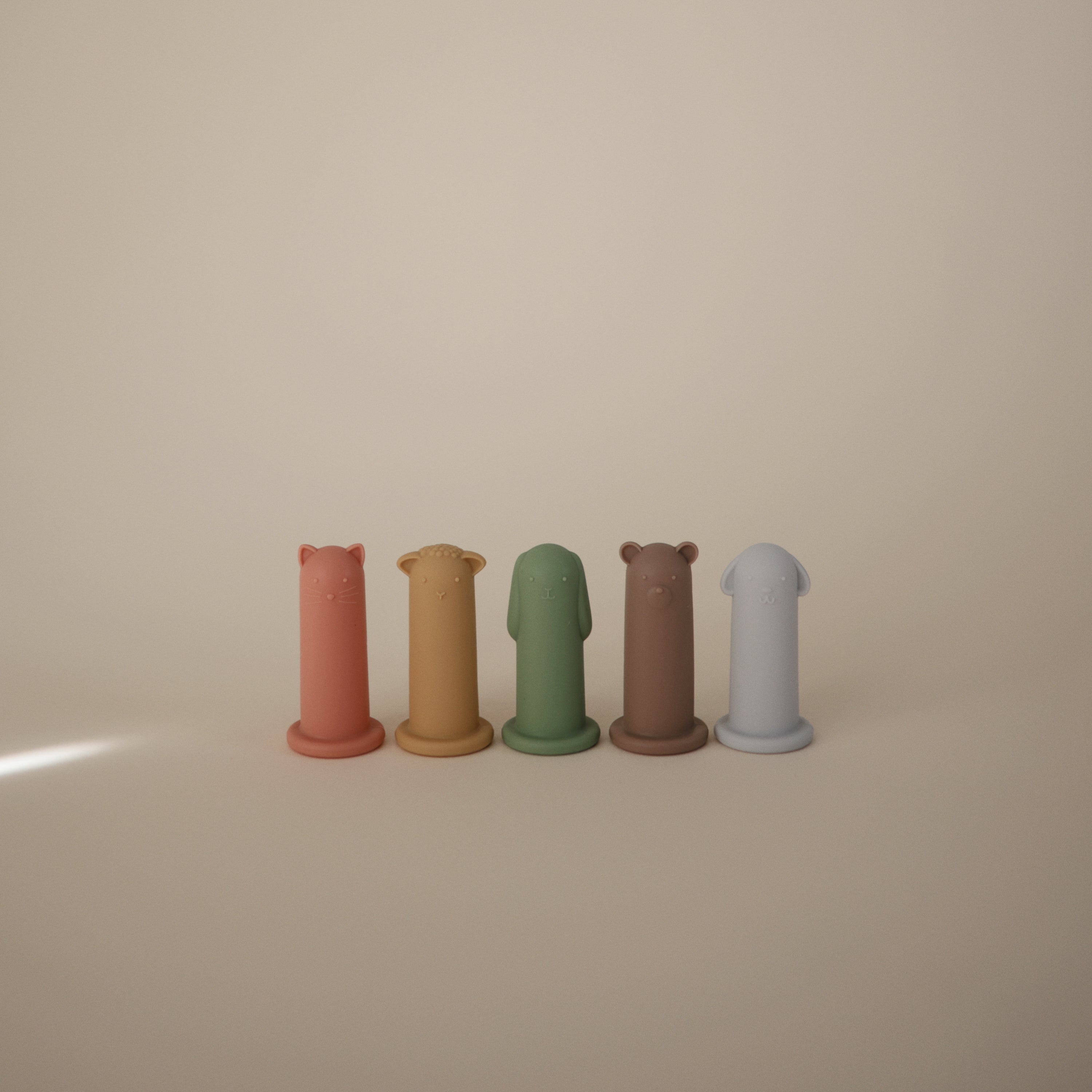 Image of Silicone Animal Finger Puppets