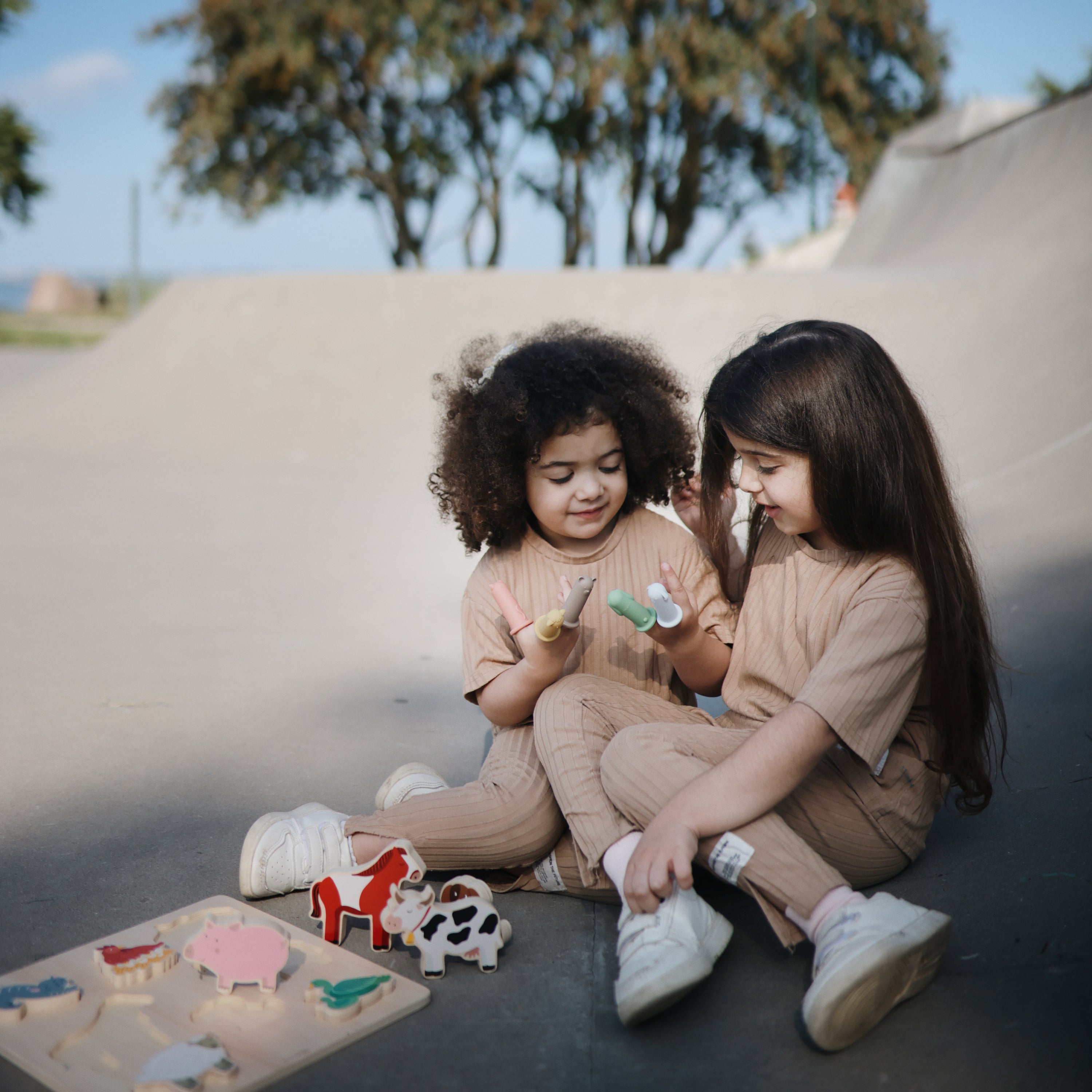 Image of Silicone Animal Finger Puppets