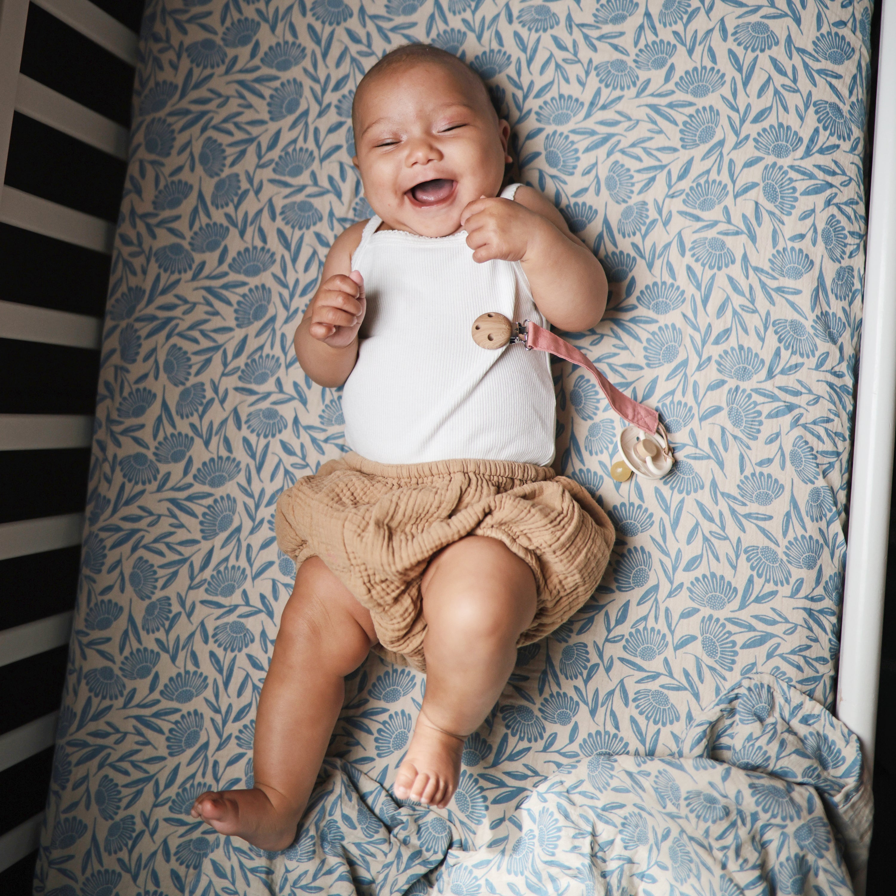 Image of Organic Cotton Muslin Swaddle Blanket