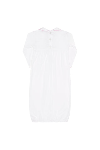 Pink Bear Embroidery Gown