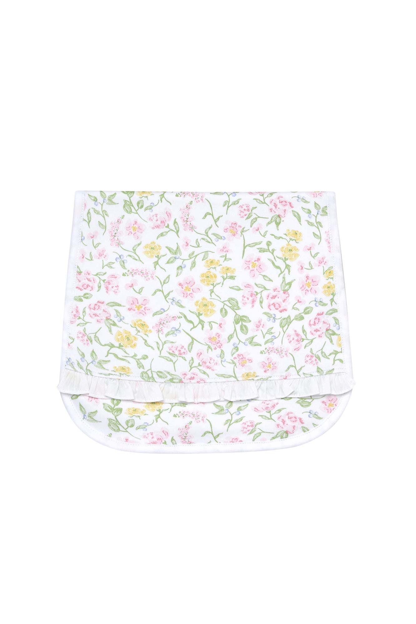 Image of Berry Wildflowers Baby Burp Cloth