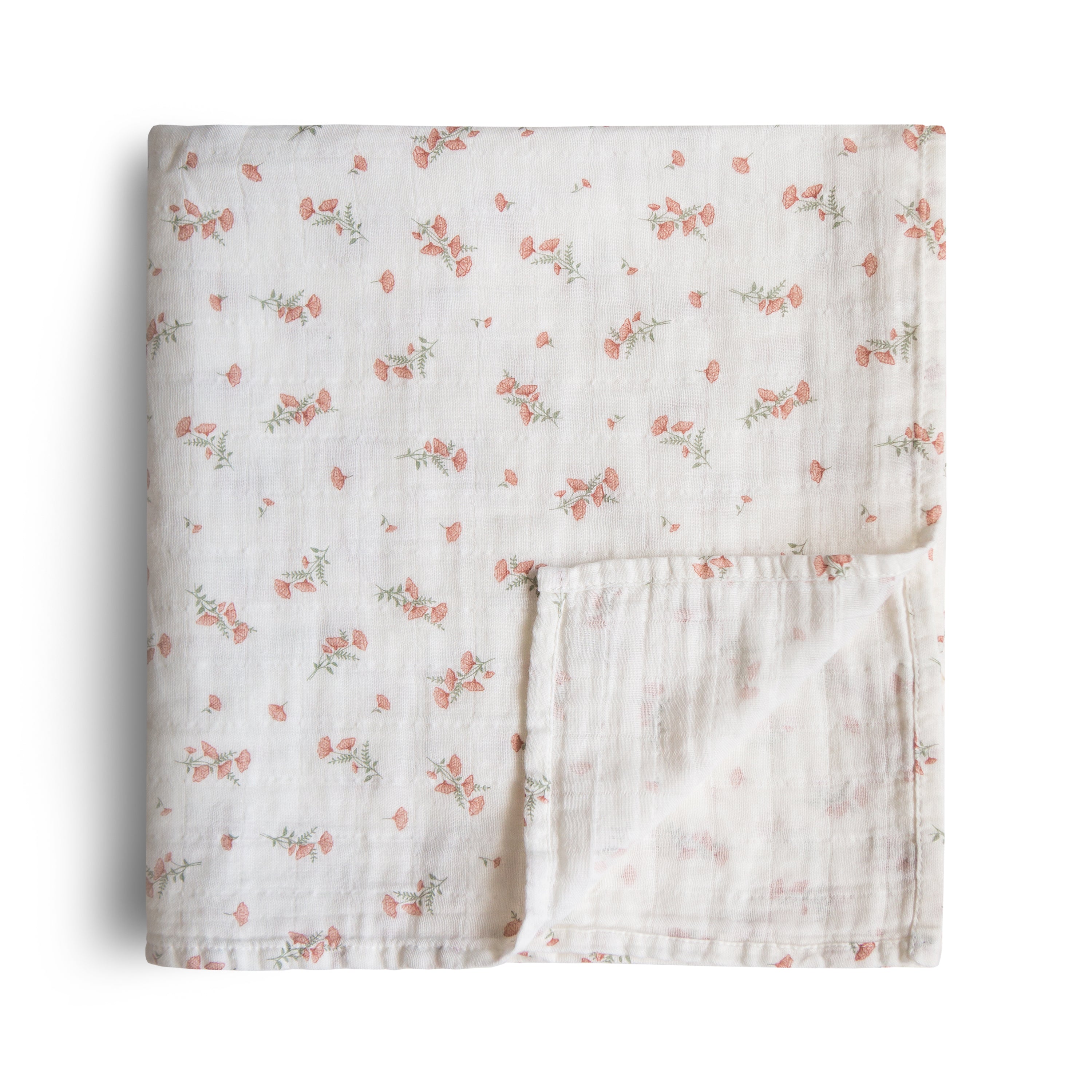 Image of Organic Cotton Muslin Swaddle Blanket