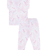 Pink Giraffe Print Pajama