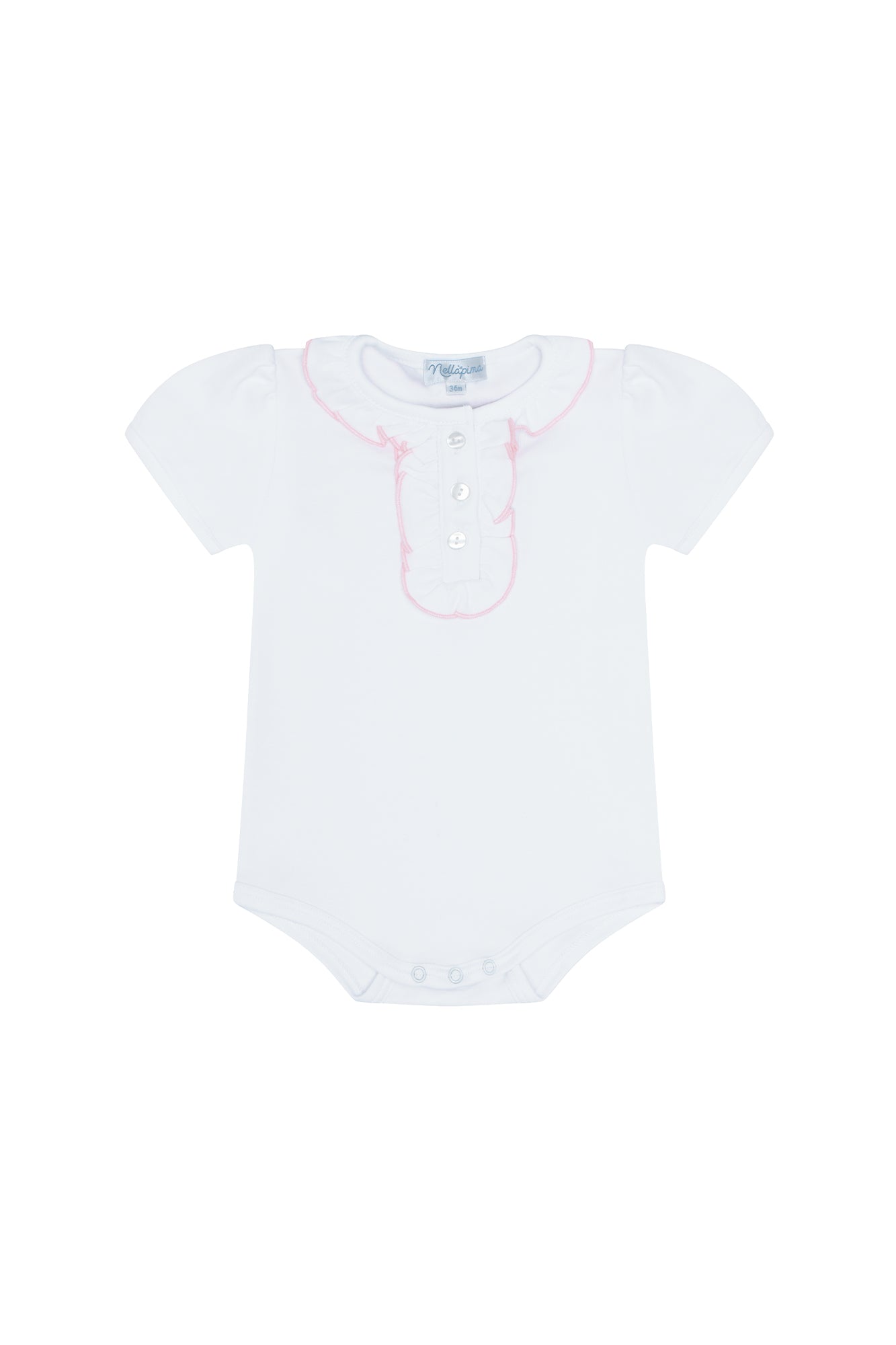 Image of Ruffle Short Sleeve Onesie