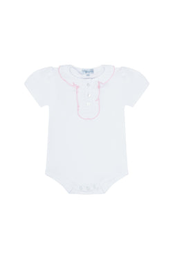 Image of Ruffle Short Sleeve Onesie