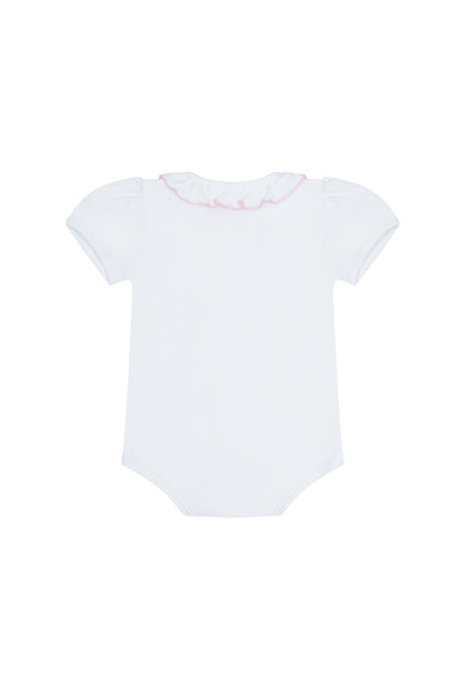 Ruffle Short Sleeve Onesie