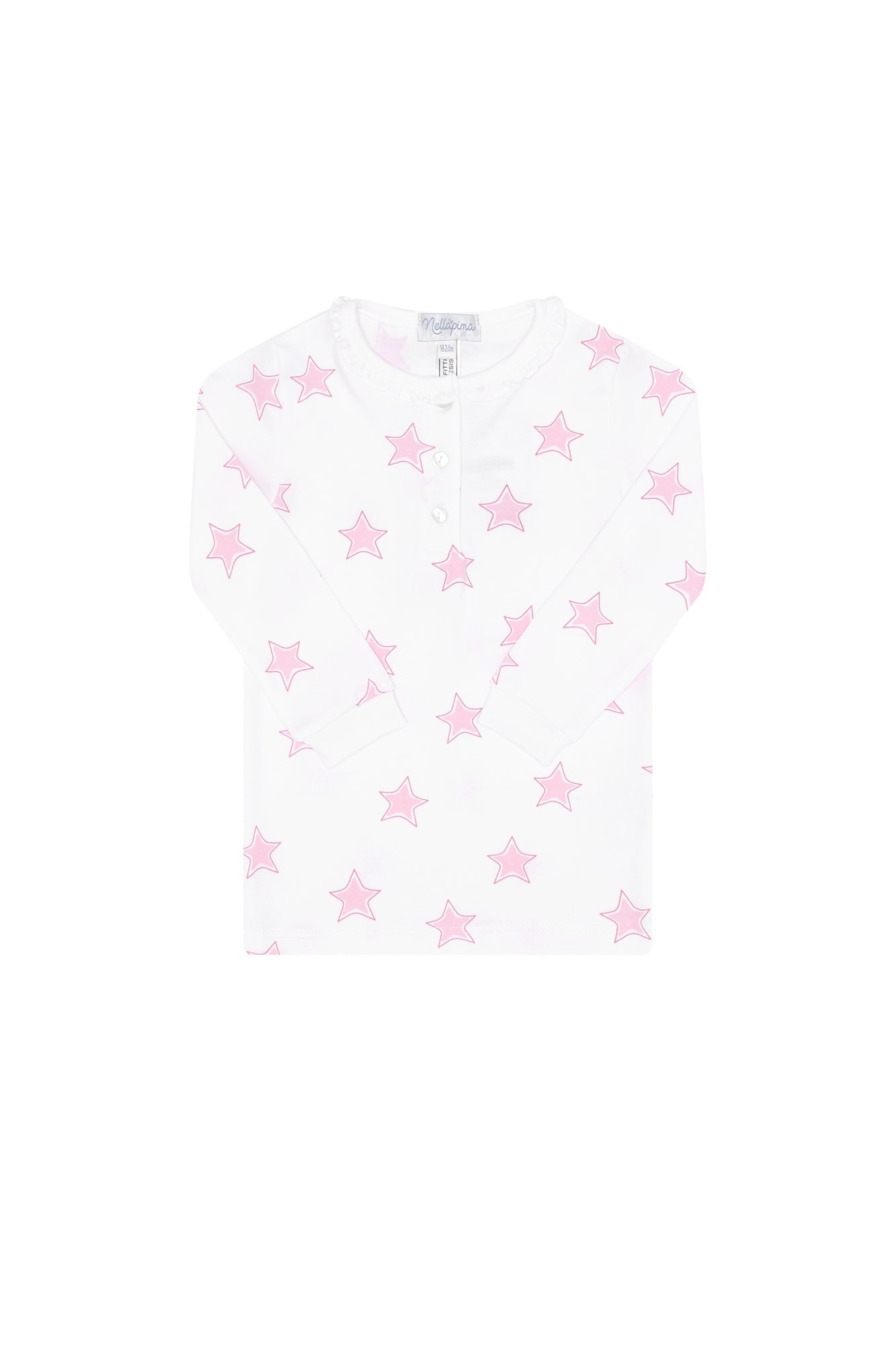 Pink Stars Print Pajama