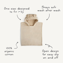 Image of Bear Poncho Towel