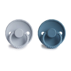 Image of FRIGG Rope Silicone Pacifier 2-Pack