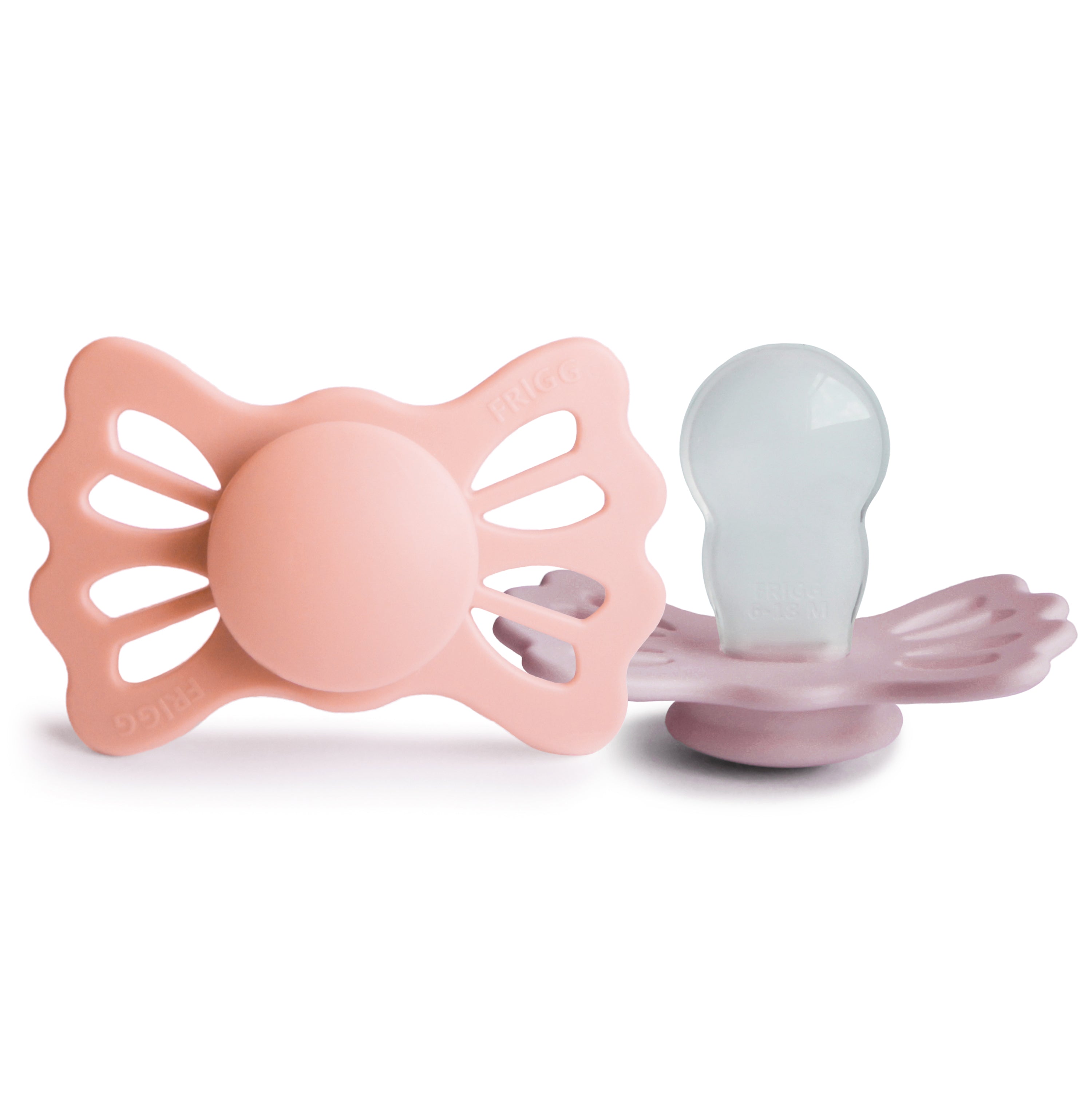 Image of FRIGG Lucky Symmetrical Silicone Pacifier 2-Pack (6-18 Months)