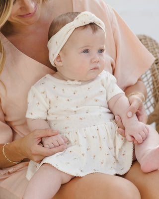 Rylee + Cru Pointelle Knotted Headband Petit Fleur