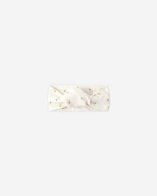 Rylee + Cru Pointelle Knotted Headband Petit Fleur