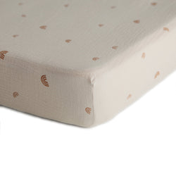 Image of Mini Muslin Crib Sheet