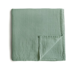 Image of Organic Cotton Muslin Swaddle Blanket