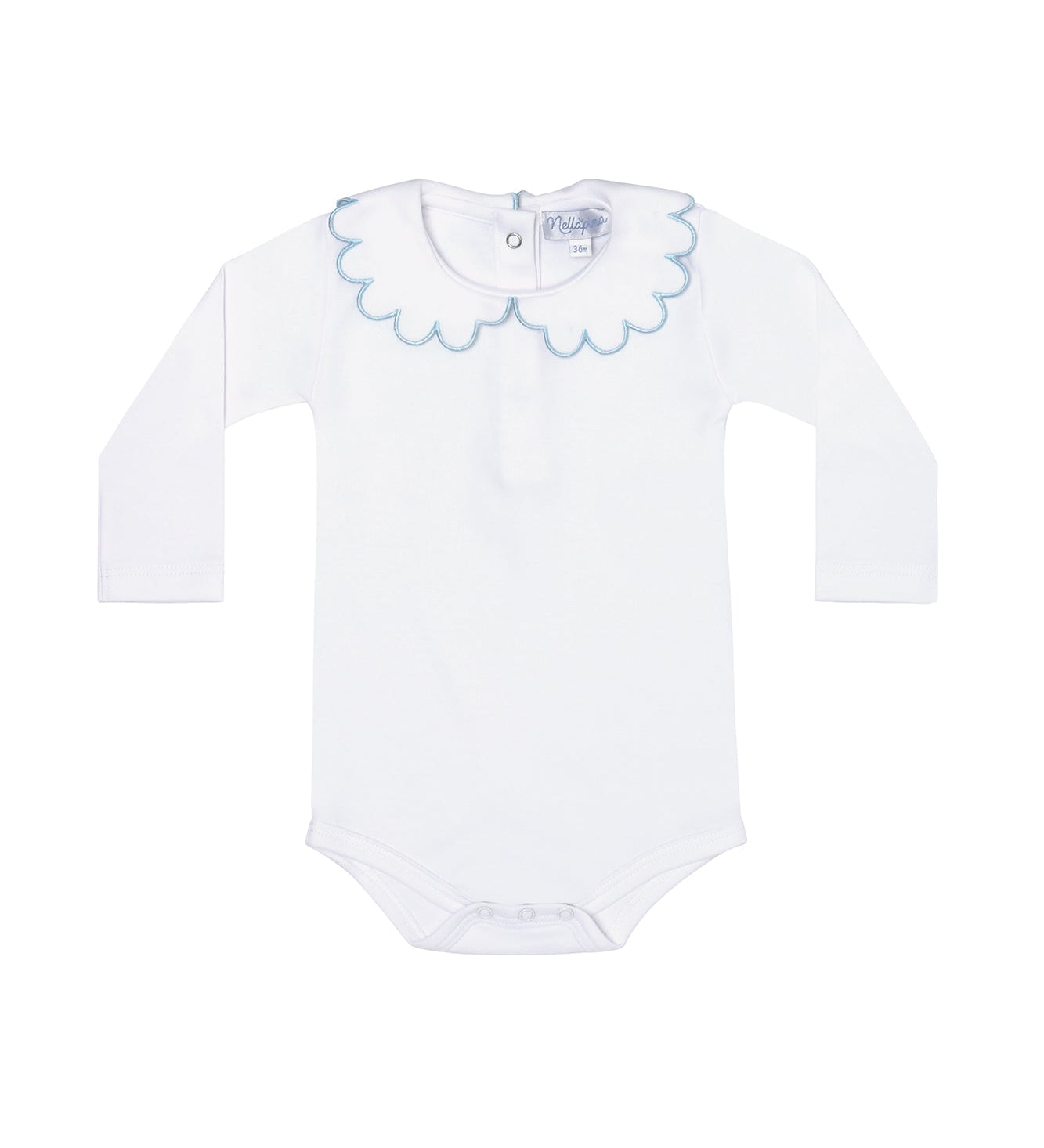 Nella Scallops Long Sleeve Onesie