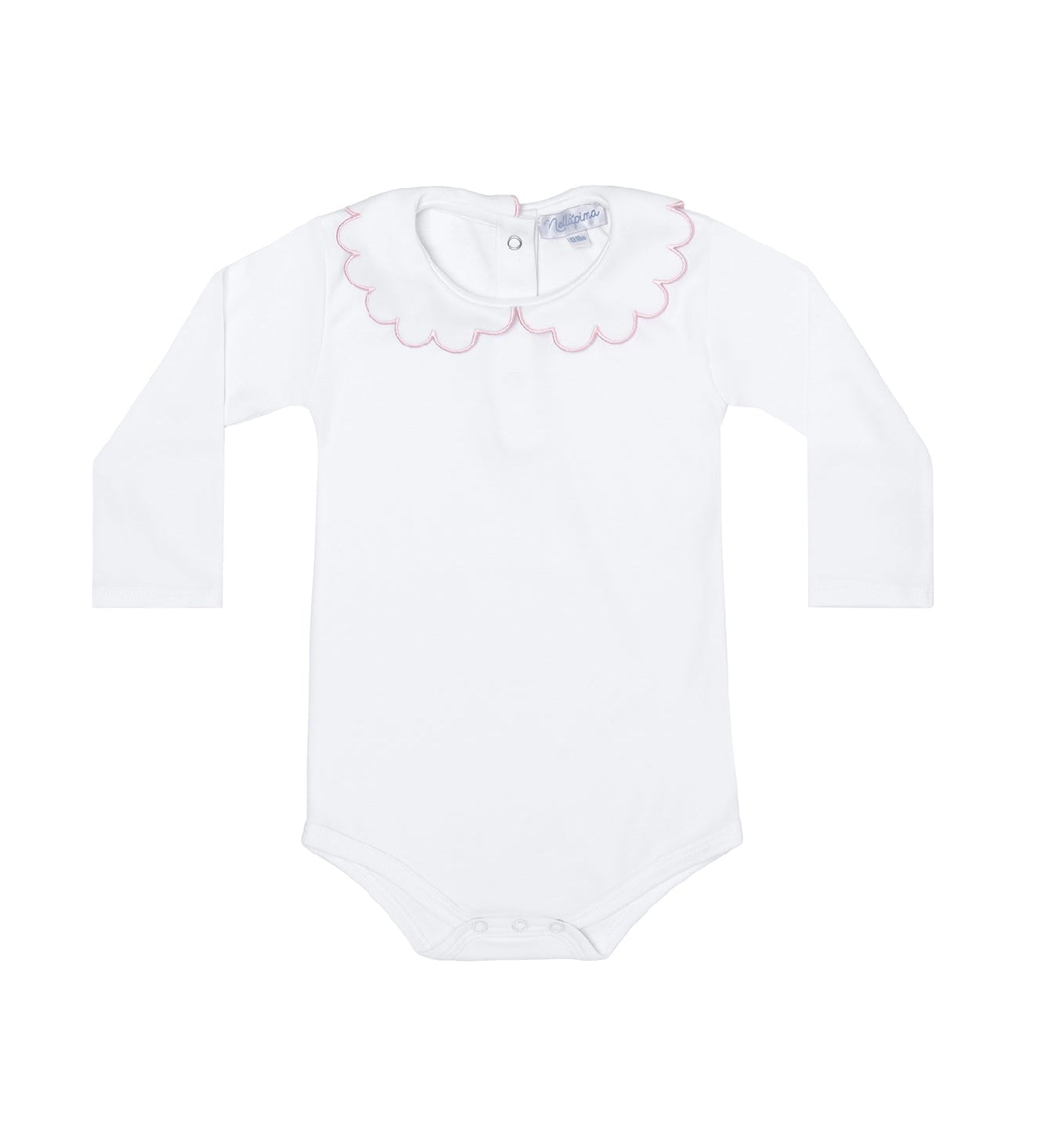 Nella Scallops Long Sleeve Onesie