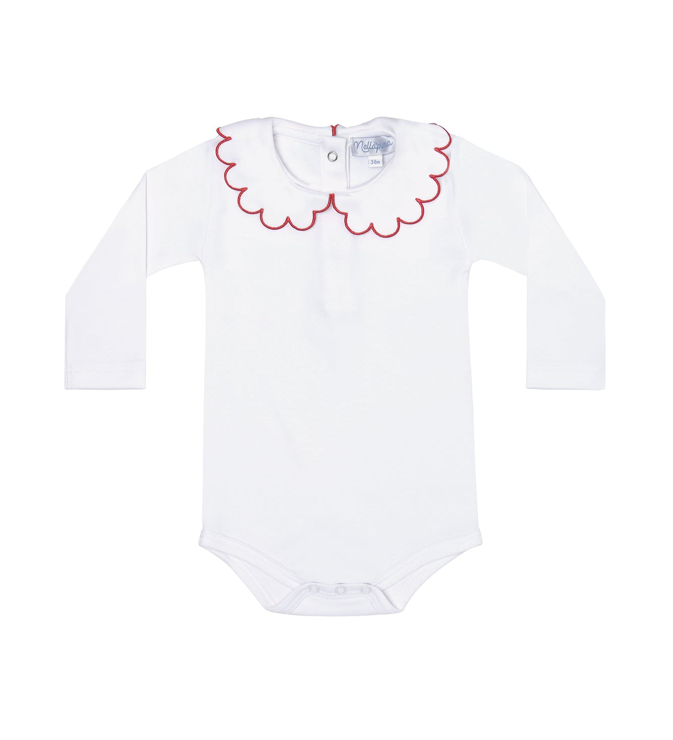 Nella Scallops Long Sleeve Onesie