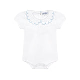 Nella Scallops Short Sleeve Onesie