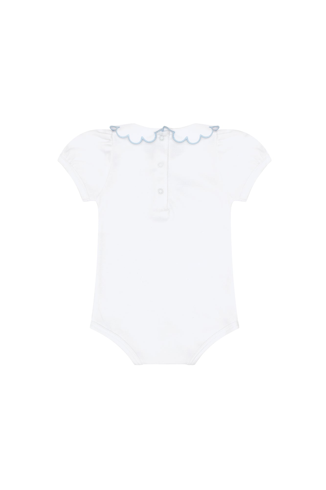 Image of Nella Scallops Short Sleeve Onesie