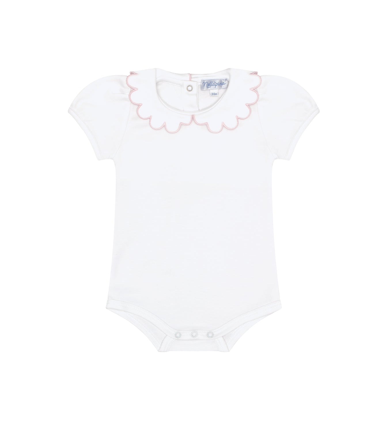 Nella Scallops Short Sleeve Onesie