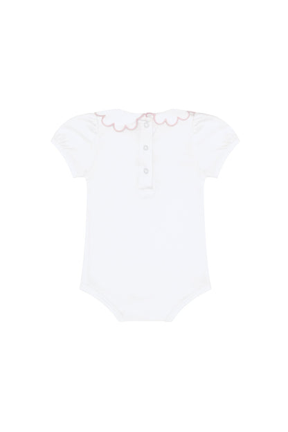 Nella Scallops Short Sleeve Onesie