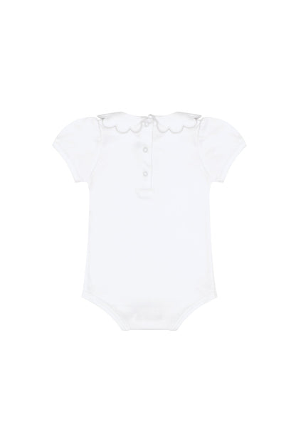 Nella Scallops Short Sleeve Onesie