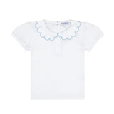 Nella Scallops Short Sleeve Tee