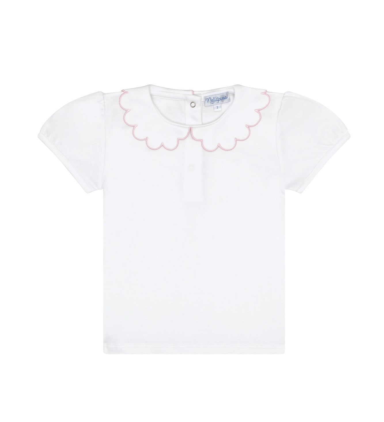 Nella Scallops Short Sleeve Tee