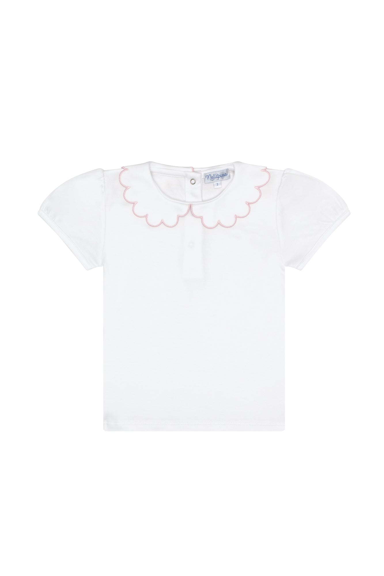 Image of Nella Scallops Short Sleeve Tee