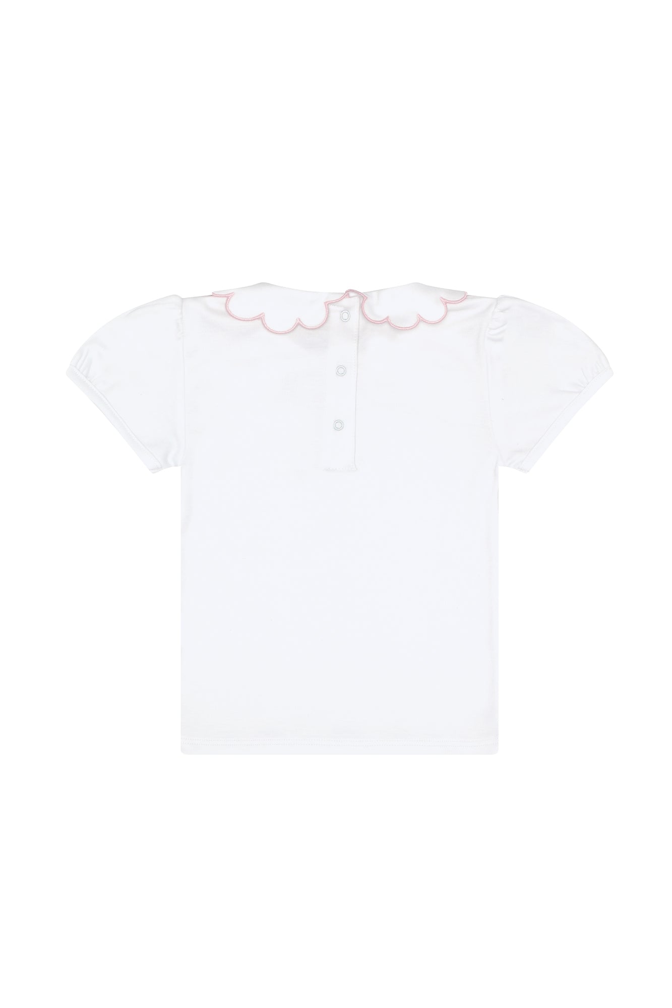 Image of Nella Scallops Short Sleeve Tee