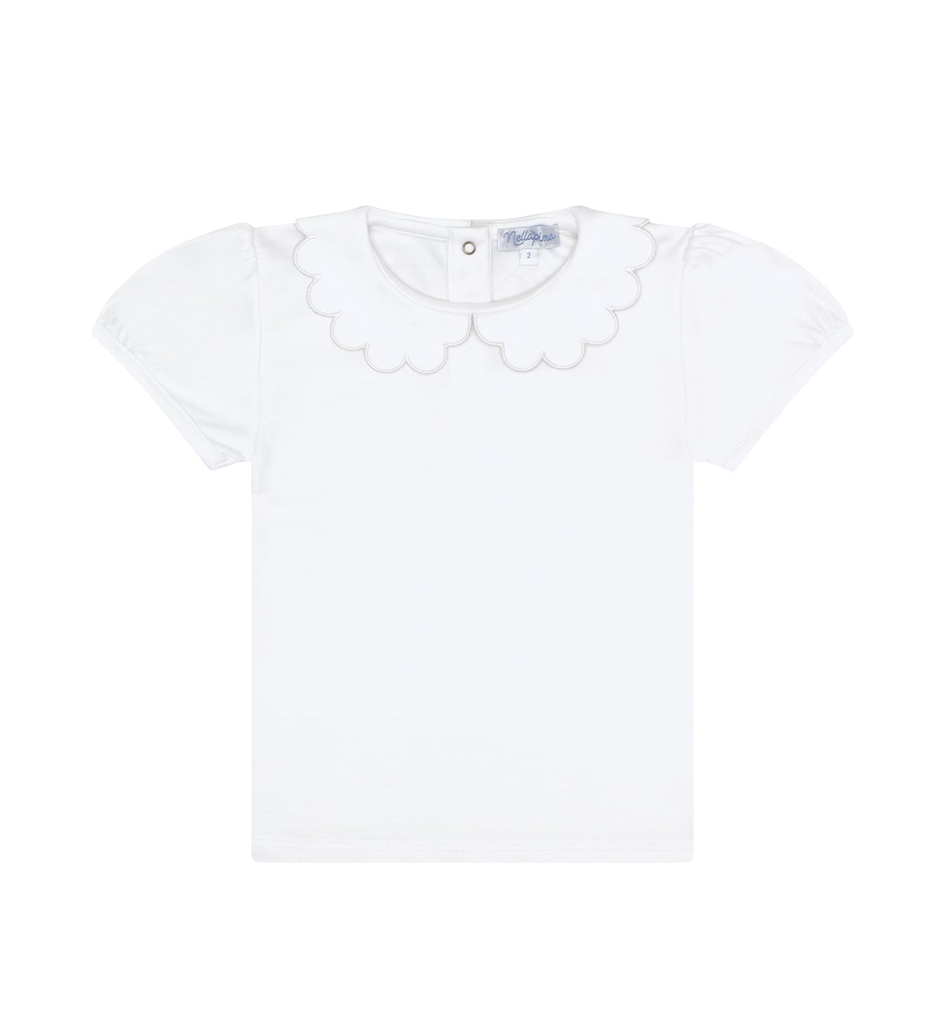 Nella Scallops Short Sleeve Tee