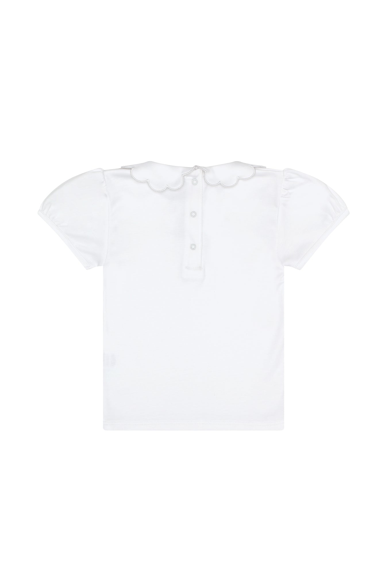 Image of Nella Scallops Short Sleeve Tee
