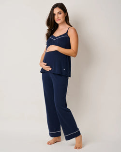 Image of The Basics Maternity Set in Navy