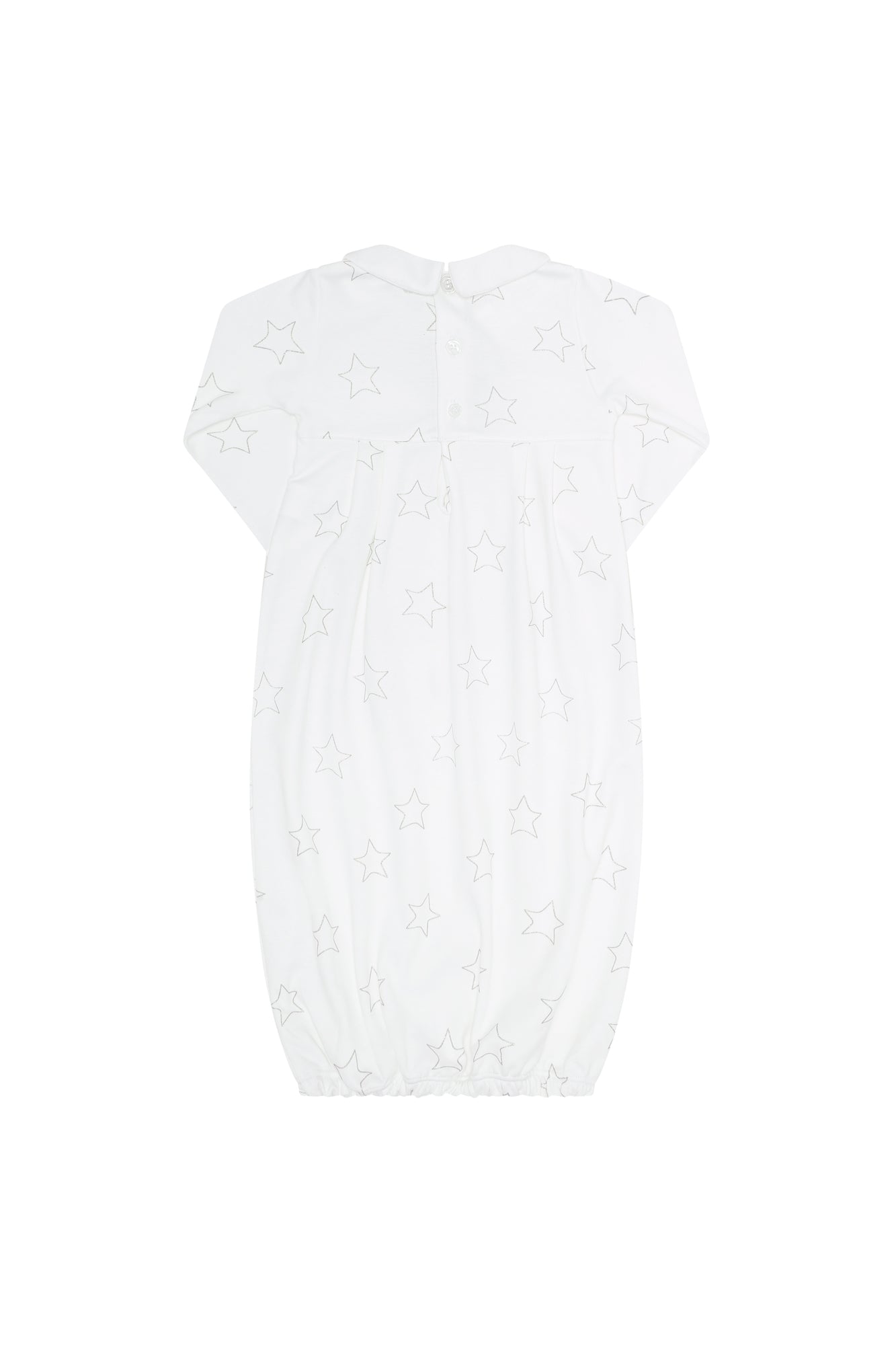 Image of Grey Stars Print Gown