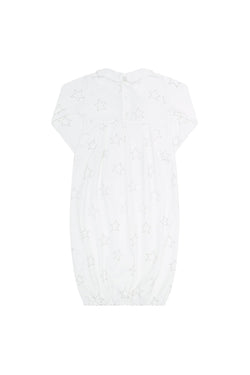 Image of Grey Stars Print Gown