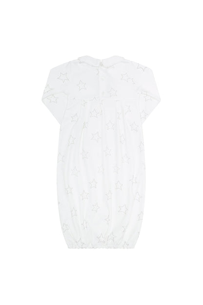 Grey Stars Print Gown