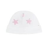 Pink Stars Print Hat