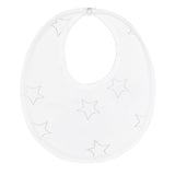 Grey Stars Print Bib