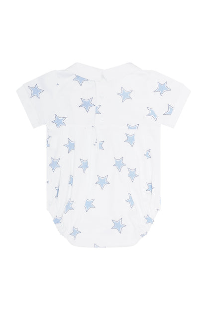 Blue Stars Print Bubble