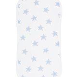 Blue Stars Print Burp Cloth