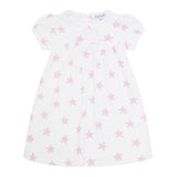 Pink Stars Print Playtime Dress