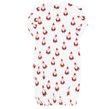 Santa Print Gown