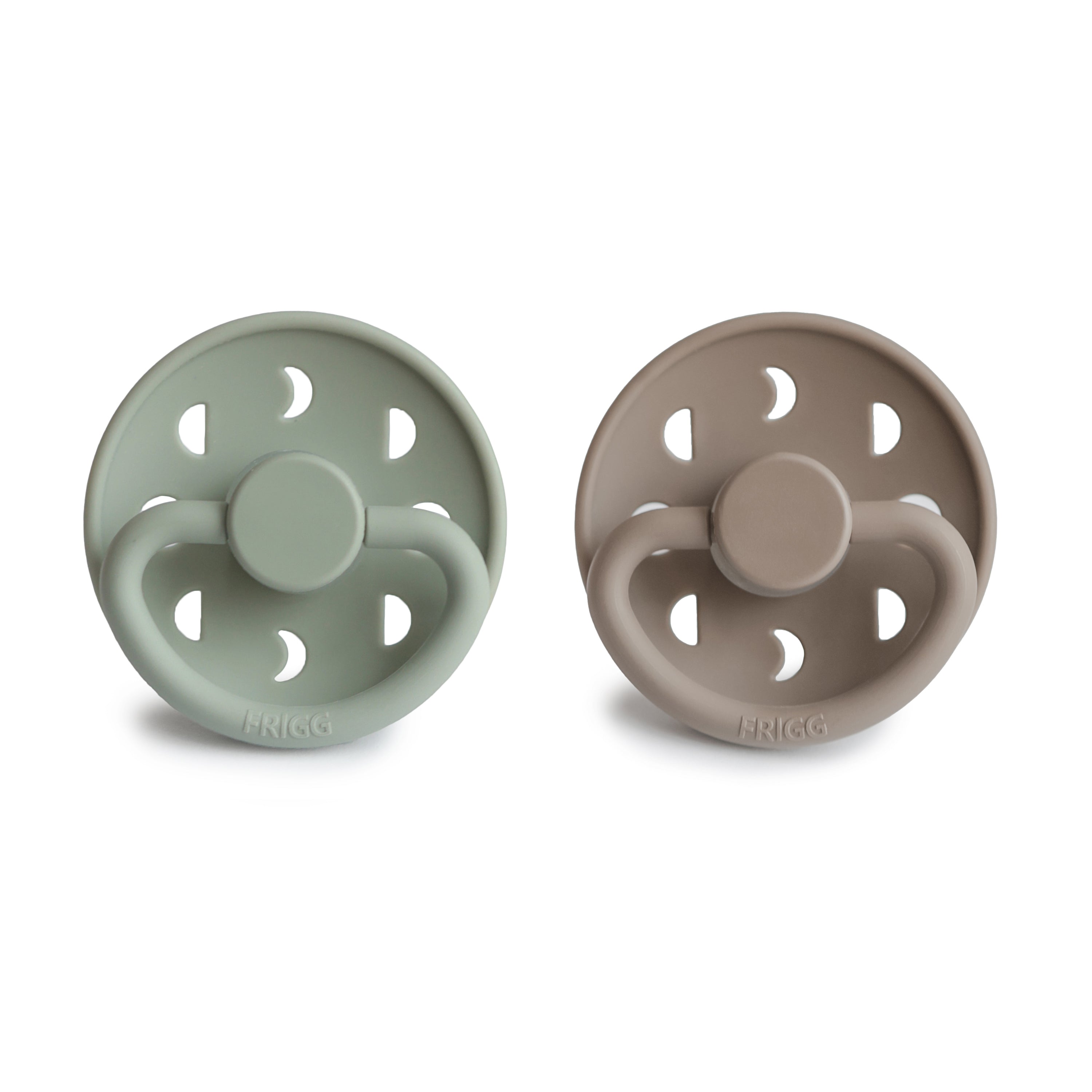 Image of FRIGG Moon Silicone Pacifier 2-Pack