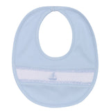 Sailboat Smocked Bib