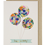 Balloon Confetti Shaker Birthday Card