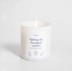Image of Literie - Lighting the Hanukkah Candles